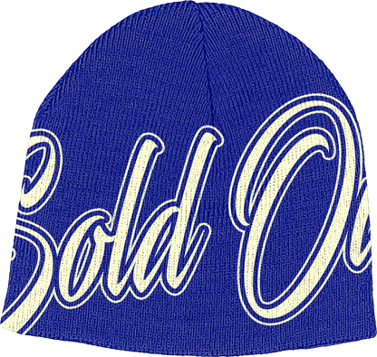 Navy Soldout Reversable Beanies