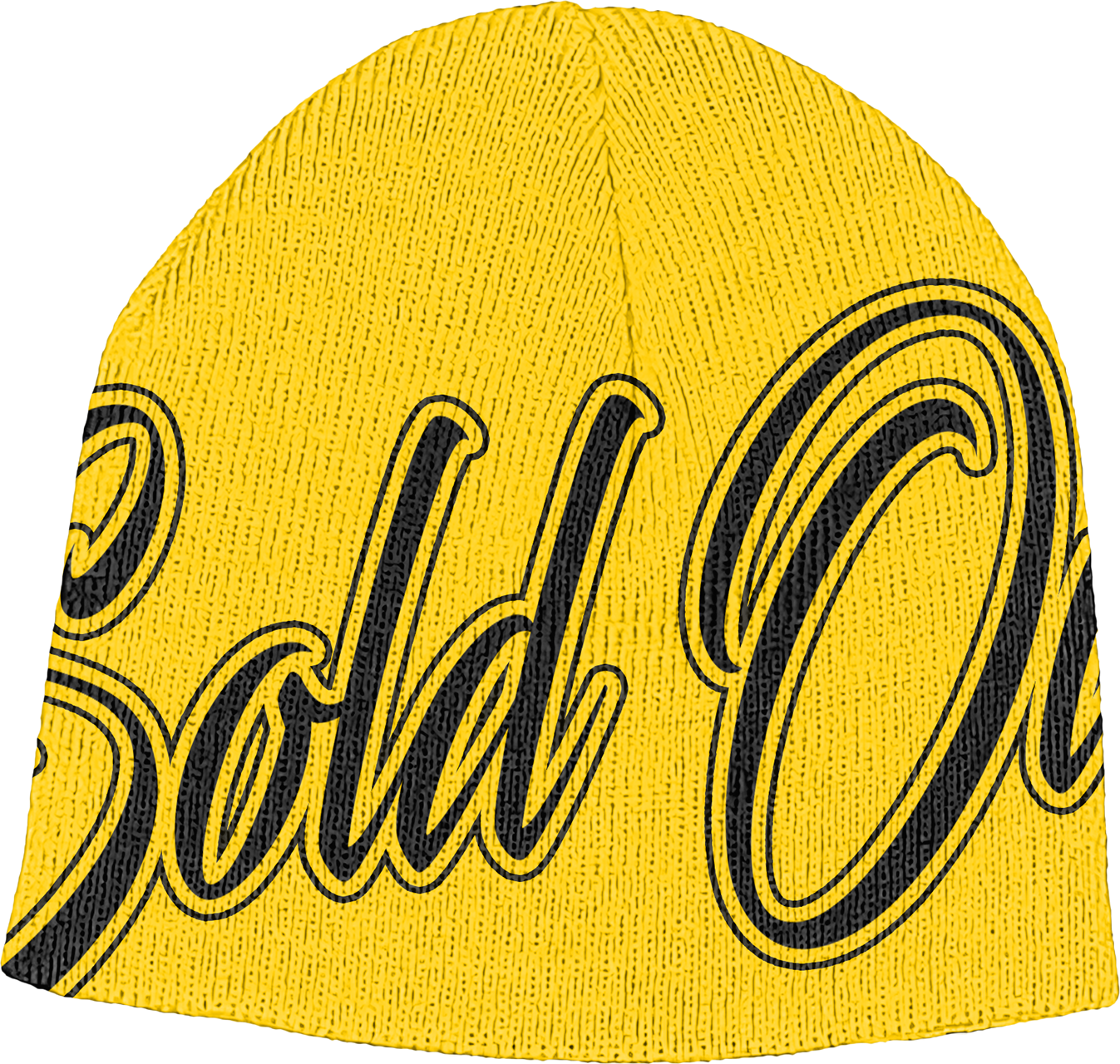 Black Soldout Reversable Beanies